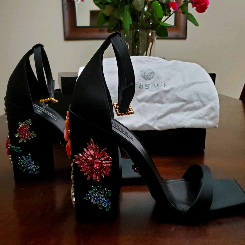 VERSACE Acid Bloom Sandals (RARE Pair)